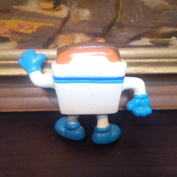 🍔 Vtg 80s 🏰 White Castle Slider Burger 🧀 Cheeseburger Vintage Toy 💎 Rare ✨ - Picture 2 of 5